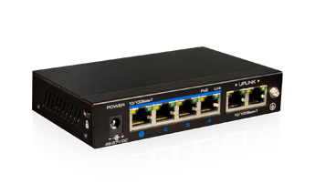 4口百兆POE交換機(jī)(雙上聯(lián))(退市產(chǎn)品)